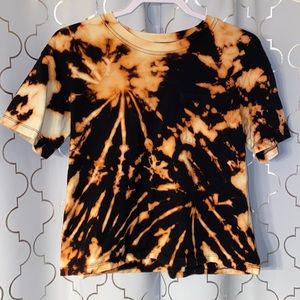 DIY Bleached Tie Dye Tee Size M